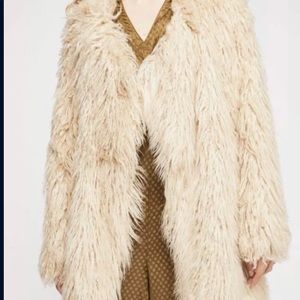 Free People Faux Fur Coat